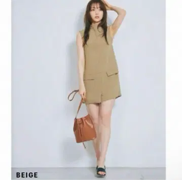 basement online 숏 올인원 베이지