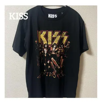 KISS Destroyer 티셔츠 L 사이즈 블랙 kiss