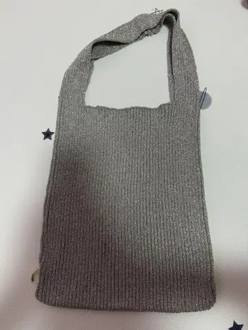 JEANASIS 실버 리브 핸드백