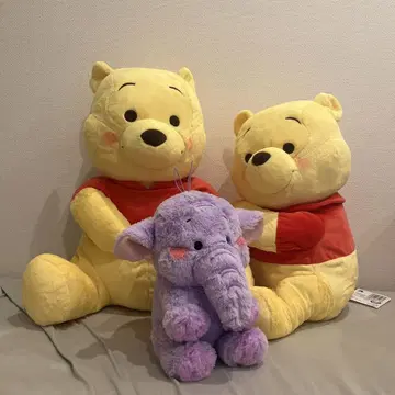 푸우 램피 BIG 봉제 인형 세트