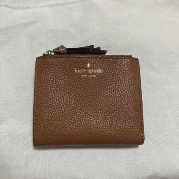 kate spade 브라운 가죽 카드 케이스
