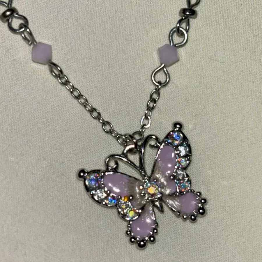 ANNA SUI 안나수이 Anna Sui Butterfly Pendant 3-Way Pearl