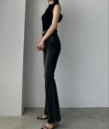 louere 루에레 스트레치 플레어 데님 팬츠