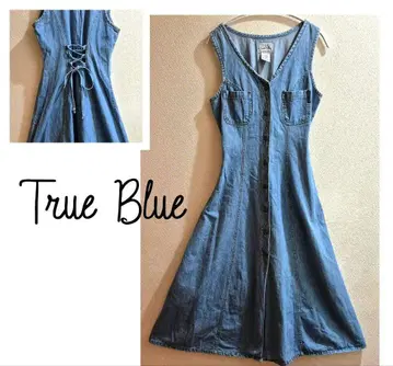 True Blue 데님 살로펫 스커트 SIZE M