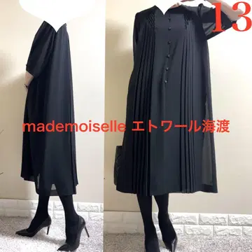 mademoiselle 에뚜왈 카이토 상복 롱 원피스 13 XL 블랙