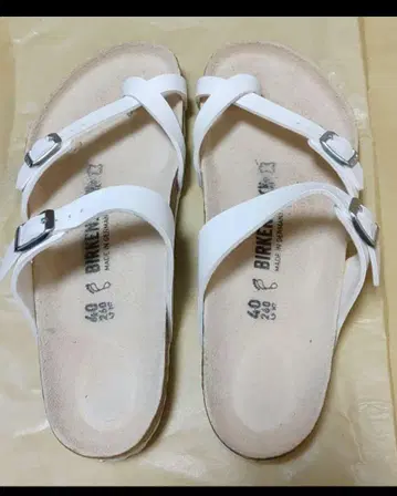 BIRKENSTOCK Mayari 샌들 화이트 26.0cm 마야리