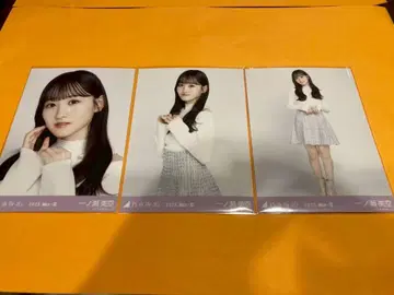 노기자카46 [이치노세 미쿠] 레이어드 상의 브로마이드 3종 컴프