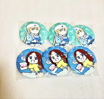 후지마루 타카카는 모르겠어요 로프트 글리터 캔뱃지 세트 네모