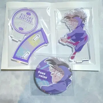 닌자 타마 란타로 아크릴 스탠드 컬렉션 라이트 캔 배지 후와 레이조