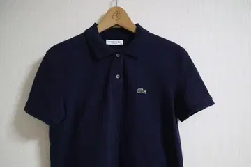 라코스테 LACOSTE 피케 셔츠 M 사이즈 여성용 네이비 컬러