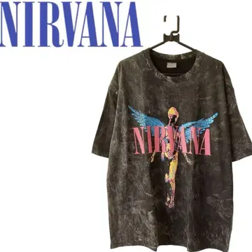 Nirvana 닐바나 밴드 티셔츠 빈티지 블리치 가공