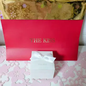 THE KISS 핑크 골드 귀걸이 AL-39RQ