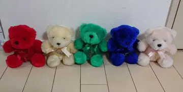 컬러풀 플러시 테디베어 세트
