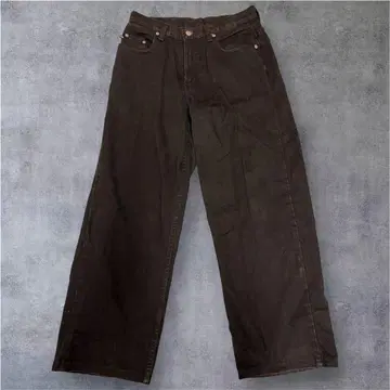 Ralph Lauren 다크 블랙 와이드 배기 데님