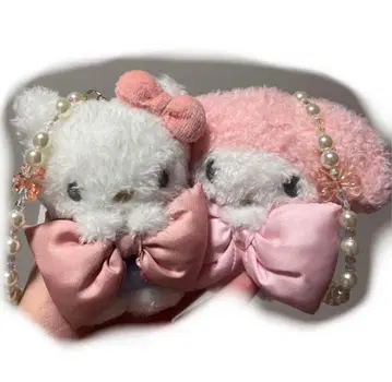 메종 드 플뢰르 마이멜로디 봉제 인형 참 마스코트 헬로키티