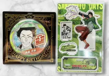 사카모토 데이즈 마사무네 헤이스케 생일 명장면 디오라마 피규어 캔뱃지
