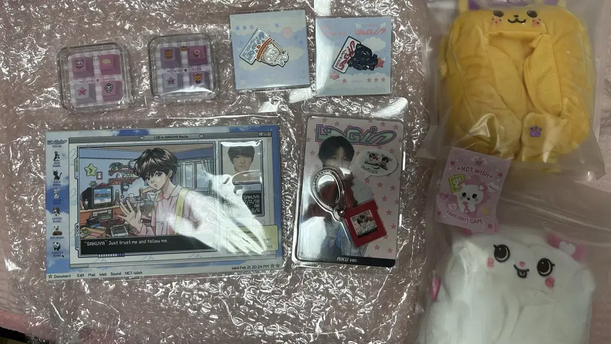 Nct wish Login MD Doll Bag