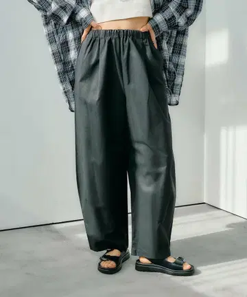 렙심 LEPSIM 이지 코쿤 팬츠 블랙 블랙 FREETALL 새상품