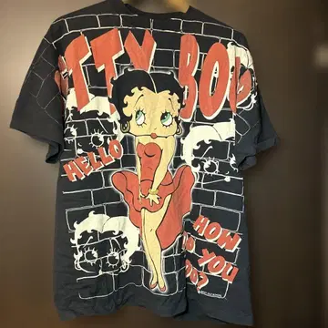 Betty Betty Boop 티셔츠 올 패턴 XL