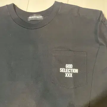 god selection xxx 포켓 롱 T 셔츠 긴팔