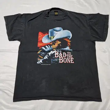 BAD TO THE BONE 3D Emblem 택 L 사이즈