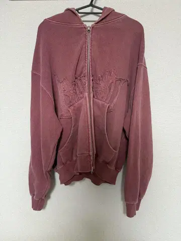 bless u pigment zip hoodie L 사이즈