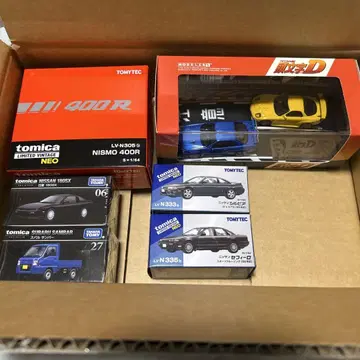 미개봉 새상품 토미카 5개 & 머리글자 D R34GT-R.FD3S 세트!
