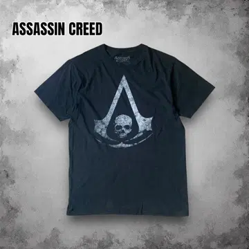 ASSASSIN CREED 빈티지 프린트 게임 티셔츠 페인트