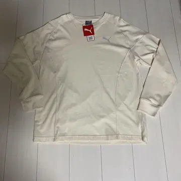 Puma 크림색 긴팔 트레이닝복