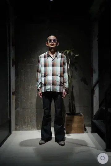 SUGARHILL 21SS 옴브레 체크 셔츠