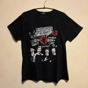 5 seconds of summer 밴딩 티셔츠