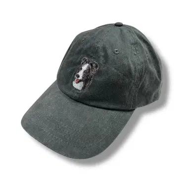 gray lifeshop 보더 콜리 개 자수 캡