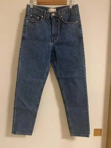 sienne boutique 다크 블루 하이 웨스트 데님 진