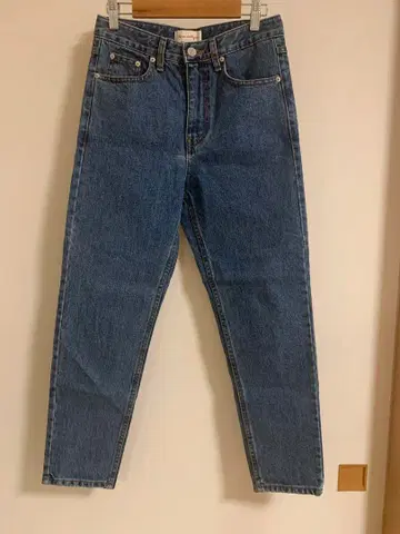 sienne boutique 다크 블루 하이 웨스트 데님 진