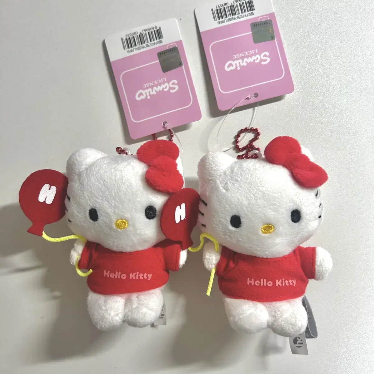 (새상품) 산리오 파티 풍선 키티 인형 키링 인형뽑기
