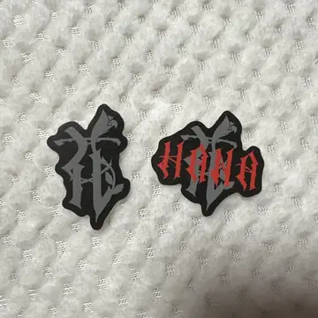 HANA 로고 스티커 2개 세트