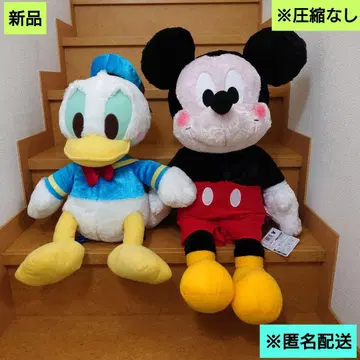 새상품 디즈니 미키마우스 봉제 인형 도널드 덕 봉제 인형 2개