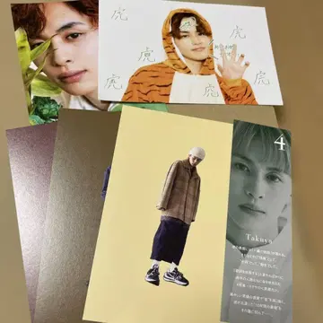초특급 타쿠야 엽서 책갈피 TAKUYA