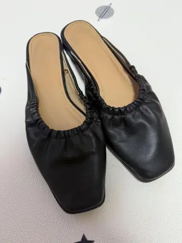 블랙 스퀘어토 샌들 XL
