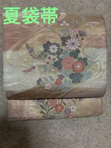 여름 오비 후쿠로 오비 꽃