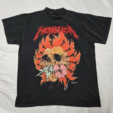 메탈리카 METALLICA 밴딩 티셔츠 L 사이즈