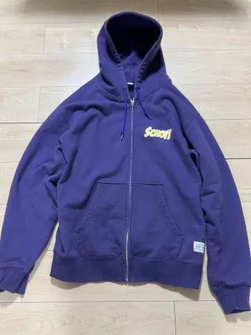 schott 후드티 보라색 퍼플