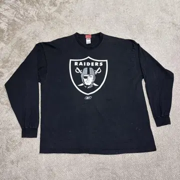 리복 팀 로고 NFL 레이더스 롱 T 긴팔
