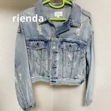 rienda 크러쉬 데님 자켓 S 사이즈