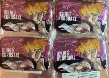 쿠로사키 이치고 BLEACH 홀로 가공 스퀘어 캔뱃지