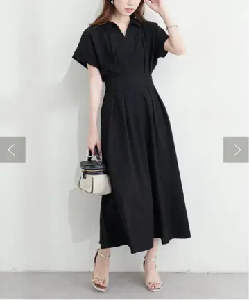 natural couture 시원한 스키퍼 카라 고급스러운 원피스