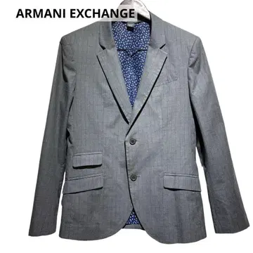 ARMANI EXCHANGE 테일러드 자켓 36S 안감 패턴