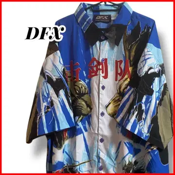 DFX 레이온 셔츠 트라 오버 사이즈 올 패턴