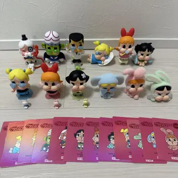 POPMART Cry Baby 파워퍼프 걸스 피규어 풀세트