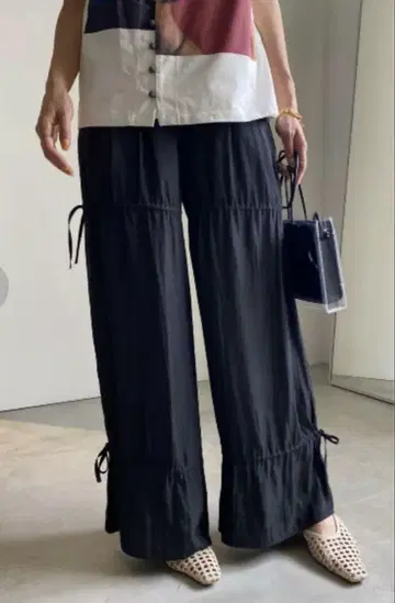 AMERI 팬츠 LAX DRAWSTRING PANTS